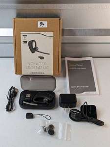 lot 86 image: Plantronics Voyager Legend UC Bluetooth BT300M Headset Charging Base Case