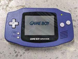 lot 97 image: Nintendo Gameboy advance indigo purple AGB-001