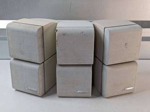 lot 119 image: Lot of 3 - Bose Double Cube Surround Speaker for AcoustimassLifestyle