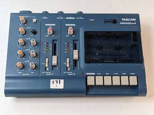 lot 131 image: Tascam Porta 02 Mark II 4 Track Cassette Multitrack Recorder No Adapter