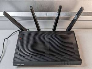 lot 134 image: NETGEAR AC5300 Nighthawk X8 Tri-Band WiFi Router w Adapter