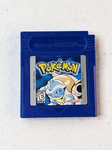 lot 135 image: Vintage Pokemon Blue Version (Game Boy,1998) Authentic