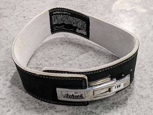 lot 188 image: Schiek Sports Lever Competition Power Weight Lifting Belt - Black