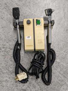 lot 193 image: Welch Allyn 74710 Wall Mount Transformer w OtoOphthamascope