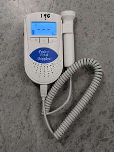 lot 195 image: Contec Pocket Fetal Doppler Sonoline B