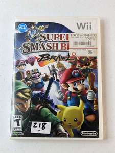 lot 218 image: Super Smash Bros. Brawl Nintendo Wii Game