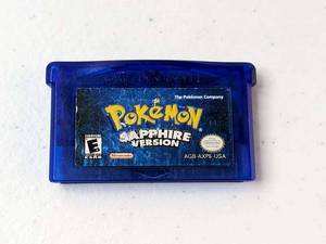 lot 224 image: Pokemon Sapphire Version - Nintendo Game Boy Advance