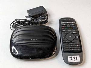 lot 233 image: Logitech Harmony Smart Hub Remote N-R0005815-000100 wO-R0004