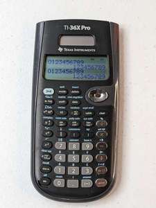 lot 268 image: Texas Instruments TI-36X Pro Advanced Scientific 4-Line Calculator