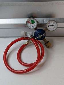 lot 299 image: Beverage Factory Series 740 Dual Gauge Co2 Draft Beer Premium Regulator