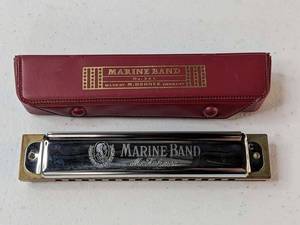 lot 300 image: Vintage M. Hohner Marine Band No. 365 Key of C
