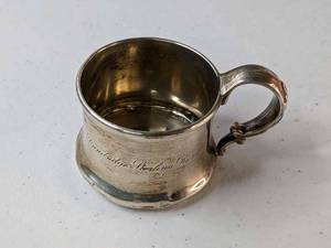 lot 307 image: Sterling Silver Cup - 50 grams