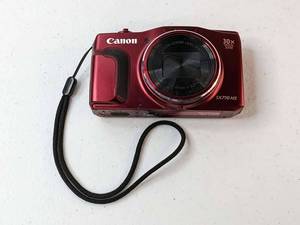lot 309 image: Canon PowerShot SX710 HS 20.3MP Digital Camera RED w Battery - No Charger