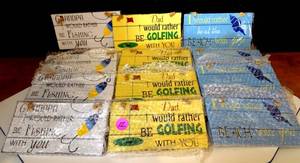 lot 12 image: ASSORTMENT OF 6 INCH WOODEN BEACH SIGNS - 12 NEW UNITS x$