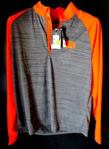 lot 34 image: $$$ - NEW WITH TAGS - PHILADELPHIA FLYERS LEVEL WEAR NHL LICENSED PULLOVER - SIZE MEDIUM