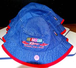 lot 75 image: NEW - EMBROIDERED NASCAR OFFICIAL KREW CHIEF YOUTH EMBROIDERED FLOPPY HATS (12 UNITS X $)