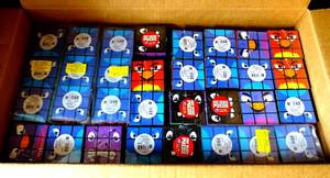lot 131 image: BIG RESALE CASE - HOT HEADS PUZZLE RUBIC STYLE CUBE (128 UNITS) X$