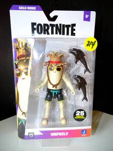 lot 214 image: Fortnite UNPEELY Solo Mode Epic Games 3.75 Inch Action Figure Toy New In Box