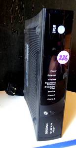 lot 226 image: ATT MODEM NVG595 WITH POWER SUPPLY