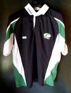 lot 240 image: AUTHENTIC MENS EMBROIDERED IRELAND GUINESS RUGBY POLO - SIZE XL