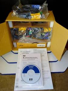 lot 287 image: NIB - HP 1X4 USBPS2 KVM SWITCH