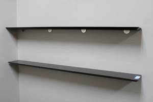 lot 7 image: Pair of wall shelves - 4L x 4D approx. each