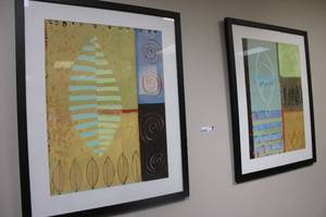 lot 13 image: (2) Framed Artwork pieces 29x36 each, both by Jaquiel limited edition 77950 and 94950