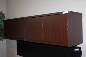 lot 49 image: (2) wall mount cabinets - 3W x 15D x 17.5H each