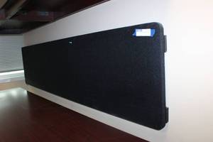 lot 57 image: Push pin Board - 78L x 16H, Mounting included must remove
