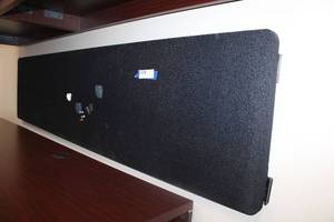 lot 71 image: Push pin Board - 78L x 16H, Mounting included must remove
