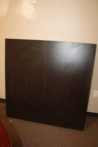 lot 126 image: Enclosed wall mounted whiteboardcork (already removed from wall)