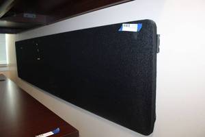 lot 76 image: Push pin Board - 78L x 16H, Mounting included must remove