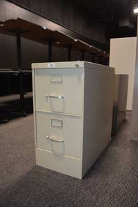 lot 105 image: 2-Drawer File Cabinet - 15W x 30D x 29H