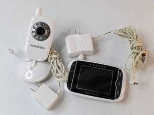 lot 35 image: Hello Baby Monitor Model HB32RX Monitor w 1 Camera