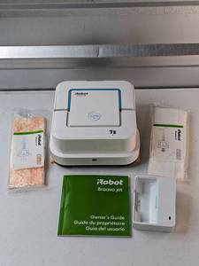 lot 38 image: iRobot Braava Jet 245 Automatic Mopping Robot Wet Damp & Dry Mop w Pads
