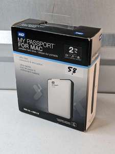 lot 58 image: Western Digital My Passport for MAC - 2TB - NEW