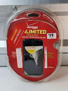 lot 79 image: Motorola MOTO G - 8GB - Black (Verizon) Smartphone TXT1029PP