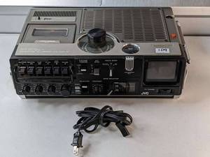 lot 109 image: JVC 3060 Radio-TV-Cassette Recorder Portable Boombox - For Parts or Repair