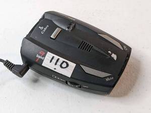 lot 110 image: Cobra ESD-767 9-Band 360 Degree Radar Laser Detector W Power Supply