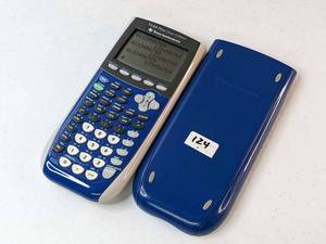 lot 124 image: TI-84 Plus Silver Edition Texas Instruments Graphing Calculator