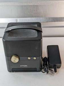 lot 167 image: TDK Trek A360 Life On Record Bluetooth Speaker w Power Adapter