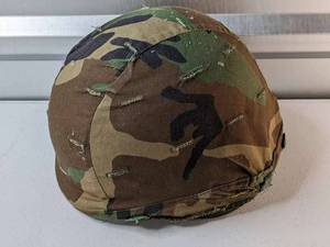 lot 174 image: Vintage Camo S-2 Kevlar Military Helmet