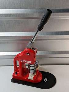 lot 209 image: VEVOR Button Maker Machine Badge Pin Machine