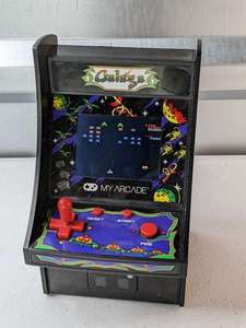 lot 228 image: MY ARCADE GALAGA BANDAI NAMCO MINI HANDHELD GAME