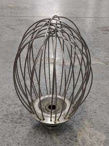 lot 229 image: Large Stainless Steel Wire Whip