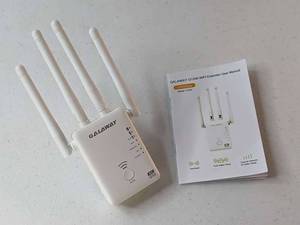 lot 268 image: GALAWAY AC1200 Dual Band WIFI Range Extender Wireless Internet Repeater 20