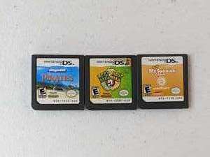 lot 274 image: Lot of 3 - Nintendo DS Gamesl Playmobi Pirates, Left Right Brain 2, My Spanish Coach