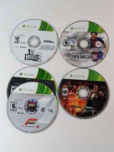 lot 294 image: Lot of 4 - XBOX 360 Assorted Games