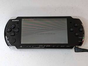lot 298 image: SONY PlayStation Portable PSP 3001 black Gaming Console - No Battery