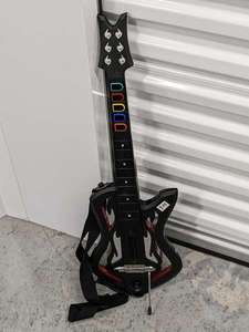 lot 305 image: Guitar Hero Warriors of Rock Wireless Controller PlayStation 3 PS3 w Dongle